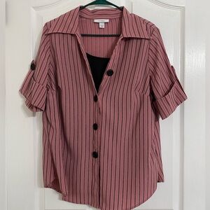 Dress Barn Blouse with attached cami